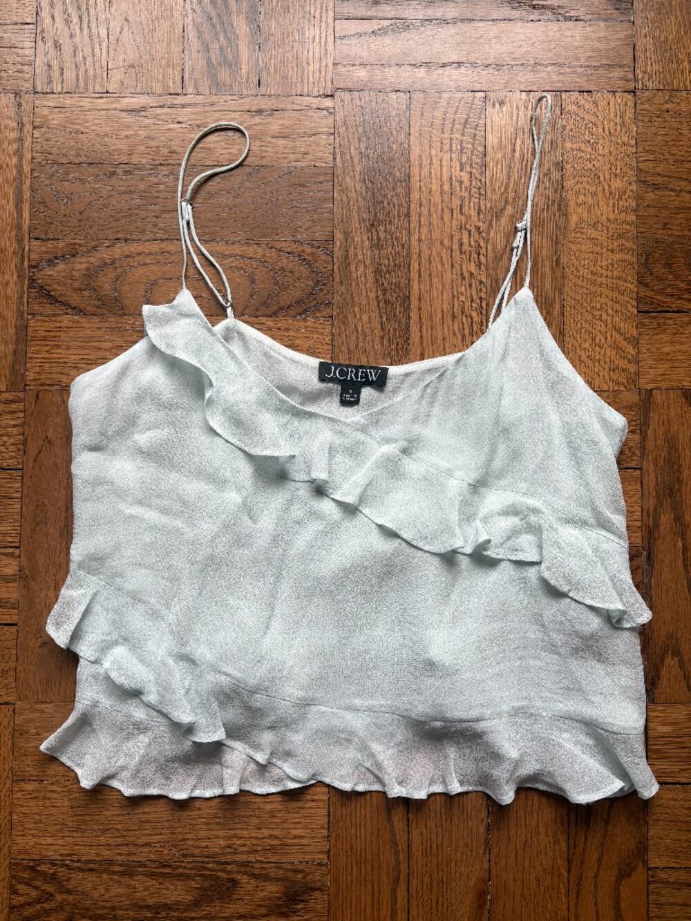 J. Crew Drapey Ruffle Camisole